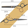 Hair Cutting Scissors Kit Fcysy Professional Barber Shears Set with Hair Scissors Thinning Shears Tijeras para Cortar Ca