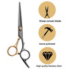 Hair Cutting Scissors Kit Fcysy Professional Barber Shears Set with Hair Scissors Thinning Shears Tijeras para Cortar Ca