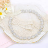 Oriamour Crystal Wedding Headband Bridal Headpiece Rhinestone Bridal Hair Accessories For Brides Flower Girl Bridesmaids