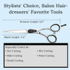 Moontay 60 Hair Cutting Shears Professional Barber Styling Hairdressing Scissors JP440C Stainless Steel Salon Scissors S