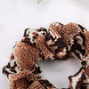 6 Pack Snake Print Cheetah Colors Leopard Print Hair Scrunchies Animal Print Slap Bracelet Ponytail Holder Elastic Hair