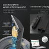 Favrison Hair Clippers for Men Automatic Vacuum Professional Cordless Hair Clippers Waterproof USB Rechargeable Hair Cut