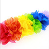 Baby Girls Rainbow Flower Headband Hair Band Accessories TSFD03 Chiffon Headband