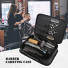 Segbeauty Barber Carrying Case Stylist Tool Storage Bag for Clippers Scissor Clips Trimmer Grooming Kit Hair Styling Acc