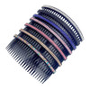 Ruihfas Fashion Women 24 Teeth Hair Comb Pin Clip Double Rows Rhinestone Hair Side Combs 472 Length 5count