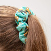 Happie Hare Scrunchies Cotton Rounds Elastic Hair Bands Scrunchy Hair Ties Girls Hair Accessories Gifts for Women 4 Pack