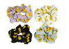 Happie Hare Scrunchies Cotton Rounds Elastic Hair Bands Scrunchy Hair Ties Girls Hair Accessories Gifts for Women 4 Pack