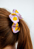 Happie Hare Scrunchies Cotton Rounds Elastic Hair Bands Scrunchy Hair Ties Girls Hair Accessories Gifts for Women 4 Pack