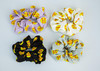 Happie Hare Scrunchies Cotton Rounds Elastic Hair Bands Scrunchy Hair Ties Girls Hair Accessories Gifts for Women 4 Pack