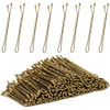 Tbestmax 800 Pcs Hair Bobby Pins 2 Inch Gold Hairpins with Box for Women Lady Girls Kids Invisible Wave Hairgrip Barrett