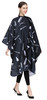PERFEHAIR Barber Hair Cutting Cape Professional Salon Hairdressing Gown with Snap ClosureBlack