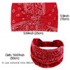 CAKURE Boho Headbands Wide Turban Knotted Head Bands African Thick Head Wraps Yoga Running Workout Hairbands Hair Scarf
