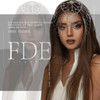 Fdesigner Rhinestone Headpieces Cap Vintage Crystal Head Chain Wedding Flapper Hair Jewelry Great Gatsby Cleopatra Women