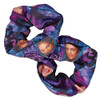 Disney Descendants 3 Scrunchies 4 Pack of 4 Fabulous Purple Blue Fabric Hair Accessories Perfect for Stylish Fans Trends