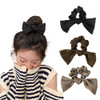 Bowknot Hair Scrunchies Silk Hair Bows for Women Girls Bows Hair Elastics for Teen Girls Elegant Ponytail Holders for Th