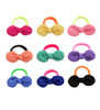 LOVEF 9 Pcs Girls Bowknot Hair Rope Ponytail Kids Holder Elastic Hair Ties