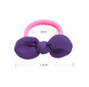 LOVEF 9 Pcs Girls Bowknot Hair Rope Ponytail Kids Holder Elastic Hair Ties