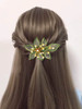 Casdre Flower Bridal Hair Clip Rhinestone Bride Wedding Hair Piece Crystal Hair Barratte Evening Party Hair Accessories