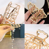 Gold Butterfly Hair Clips Tassel Hair Claw Clip with Pearl Design French Hair Barrettes Wedding Hair Accessories for Hai