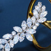 Chargances Crystal Hair Barrette Sparkly Zircon Rhinestone Hair Clip French Design Bridal Hair Clips Elegant Hair Access