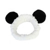 2 Pcs Womens Panda Headband Lovely Soft Elastic Makeup Hair Band Beauty Tool for Shower Face Washing Facial Mask Spa Par