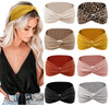 Tobeffect Headbands for Women Non Slip for Short Hair Yoga Workout Running Sport Elastic Hair Bands for Womens Hair Twis