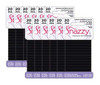 Snazzy Black Hair Bands Thick 240pcs Soft Painless No Damage Hair Elastics Ties Twists 140mm in Length and 4mm in Width