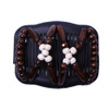 LOVEF Thick Hair Clip Magic Wood Beads Double Hair Comb Clip Stretch Combs for Hair Fashion Design Multi Butterfly Bun M