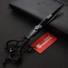 7 inch salon personalized scissors 19 cm cool black salon hair styling hair scissors stainless steel hair tools