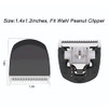Audoc Black Professional Peanut ClippersTrimmers Snap On Replacement Blades 2068300Fits Compatible with Peanut Hair Clip
