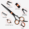 TASALON Hair Cutting Scissors Kit Allin1 Set of Hair Cutting Scissors Professional Hair Shears Thinning Scissor Hair Com