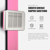 9 Pcs Hair Braiding Tools 2 Pieces Rat Tail Comb Parting Comb for Braiding 1Dual Edge Brush and Magnetic Wrist Sewing Pi