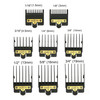 Hair Clipper Guards Guide Combs 8 Pcs Hair Clipper Cutting GuidesCombs from 116inch to 58inch with Screwdriver 2 Guards