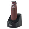 Oster Professional Cordless Hair Trimmer with Rechargeable Battery and Ergonomic Design TFinisher TBlade Trimmer Burgund