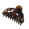 Parcelona French New Jardin Medium 3 14 Inch Covered Spring Celluloid Shell Jaw Hair Claw Clip