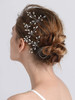 fxmimior Bridal Hair Accessories Pearl Crystal Hair Pins Hair Clips Bobby Pin Wedding Party Evening Headpiece Head Wear