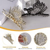 CROWN GUIDE Large Cute Butterfly Claw Clips for Women Girls CurlyThickFine Hair Big Rhinestone Hair Clips Strong Hold Ha