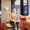Starfish Hair Clip Bridal Flower Girl Accessories for Wedding Rhinestone Hair Pin 2Pcs Starfish