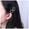 Iaceble Boho Crystal Flower Hairclips Barrette Hollow Cz Flower Side Clip Hairpin Gold Flower Hairpins Clip Rhinestone F