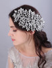 Teyglen Large Full Rhinestones Flower Bride Wedding Hair Comb Headband Luxurious Hair Accessories Dainty Crystals Bridal