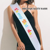 ACOUINT Birthday Crown for Women Colorful Birthday Headband Birthday Sash Its My Birthday Crown Birthday Girl Crown Birt