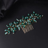 Jumwrit Bride Wedding Hair Comb Rhinestone Bridal Hair Comb Wedding Headpiece Handmade Hair Accessories for Bridesmaid W