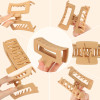 laxizar Hair Claw Clips 8 PCS 41 Inch Barrettes Rectangle Shape Clips Fashion Hair Clips