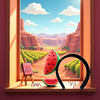Galyacht Watermelon Hair Ornament Cute Girls Watermelon Strawberry Plush Headband Hairband Hair Hoop Accessory Headbands