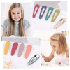 Boobeen 20 Pack Hair Clips Acrylic Metal Snap Hair Clips for Women Matte Hair Barrettes for Girls Hairpins Fashion Acces