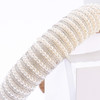 FEDANS Pearl Headbands for Women Fashion White Head Band Design Bridal Elegant Wedding Headwear Wide Hairbands For Girl