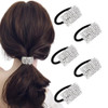 Xiwstar 5Pcs Womens Hair Bands Fashion Crystal Rhinestone Hair Ties Hairties Scrunchies Hair Accessories Ponytail Holder