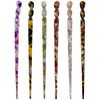 6 Pieces Acetate Hair Sticks Vintage Leopard Print Hairpin Chopsticks Vintage Tortoiseshell Hair Chopsticks Shell Print