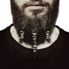 Nutty Natte 4 PCS Viking Dragon and Snake Alloy Beard Beads Hair Dreadlocks Beads for men Beard Bead Coils