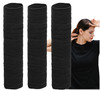Iconikal NonMetal Elastic Hair Ties Black 4mm Thick 180Count Soft Stretchy Durable Bulk Pack NoSnag NoTangle PainFree Ha